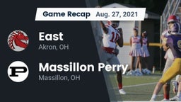 Recap: East  vs. Massillon Perry  2021
