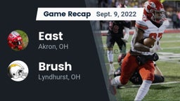 Recap: East  vs. Brush  2022