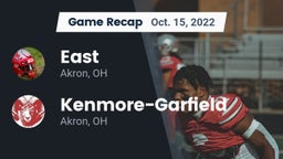 Recap: East  vs. Kenmore-Garfield   2022