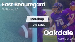Matchup: East Beauregard vs. Oakdale  2017
