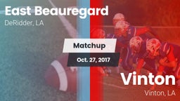 Matchup: East Beauregard vs. Vinton  2017