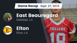Recap: East Beauregard  vs. Elton  2019