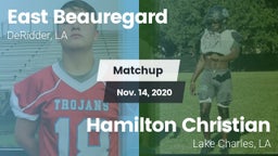 Matchup: East Beauregard vs. Hamilton Christian  2020