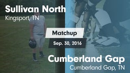 Matchup: Sullivan North vs. Cumberland Gap  2016