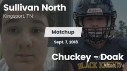 Matchup: Sullivan North vs. Chuckey - Doak  2018