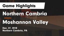 Northern Cambria  vs Moshannon Valley  Game Highlights - Dec. 27, 2018