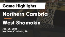 Northern Cambria  vs West Shamokin  Game Highlights - Jan. 25, 2021