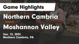 Northern Cambria  vs Moshannon Valley  Game Highlights - Jan. 13, 2023