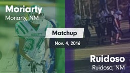 Matchup: Moriarty vs. Ruidoso  2016