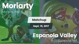 Matchup: Moriarty vs. Espanola Valley  2017