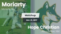Matchup: Moriarty vs. Hope Christian  2017
