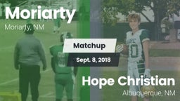 Matchup: Moriarty vs. Hope Christian  2018