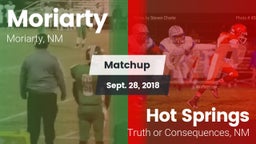 Matchup: Moriarty vs. Hot Springs  2018