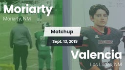 Matchup: Moriarty vs. Valencia  2019
