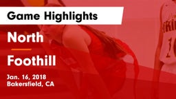 North  vs Foothill Game Highlights - Jan. 16, 2018