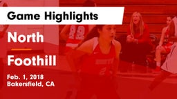 North  vs Foothill Game Highlights - Feb. 1, 2018