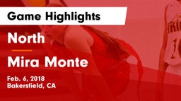 North  vs Mira Monte Game Highlights - Feb. 6, 2018