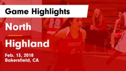 North  vs Highland  Game Highlights - Feb. 13, 2018