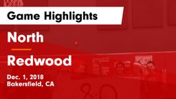 North  vs Redwood Game Highlights - Dec. 1, 2018