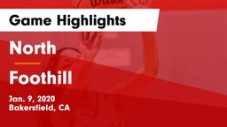 North  vs Foothill  Game Highlights - Jan. 9, 2020