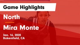 North  vs Mira Monte  Game Highlights - Jan. 16, 2020