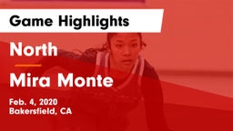 North  vs Mira Monte  Game Highlights - Feb. 4, 2020