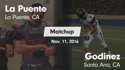 Matchup: La Puente High vs. Godinez  2016