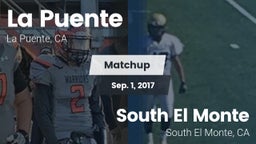 Matchup: La Puente High vs. South El Monte  2017