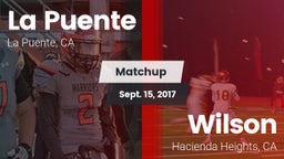 Matchup: La Puente High vs. Wilson  2017