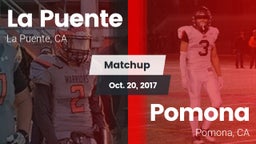 Matchup: La Puente High vs. Pomona  2017