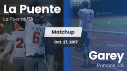 Matchup: La Puente High vs. Garey  2017