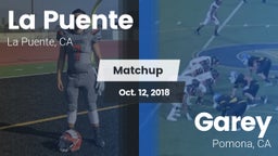 Matchup: La Puente High vs. Garey  2018