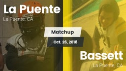 Matchup: La Puente High vs. Bassett  2018