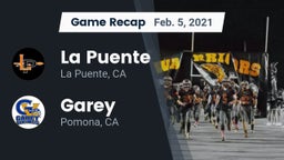 Recap: La Puente  vs. Garey  2021