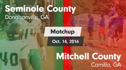 Matchup: Seminole County vs. Mitchell County  2016