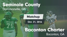 Matchup: Seminole County vs. Baconton Charter  2016
