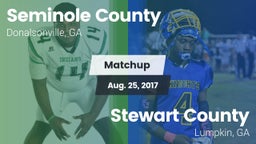 Matchup: Seminole County vs. Stewart County  2017