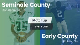 Matchup: Seminole County vs. Early County  2017