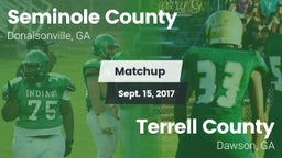 Matchup: Seminole County vs. Terrell County  2017
