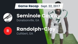 Recap: Seminole County  vs. Randolph-Clay  2017
