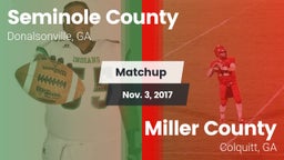Matchup: Seminole County vs. Miller County  2017