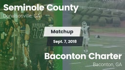 Matchup: Seminole County vs. Baconton Charter  2018