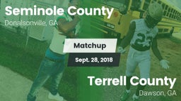 Matchup: Seminole County vs. Terrell County  2018