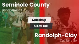 Matchup: Seminole County vs. Randolph-Clay  2018