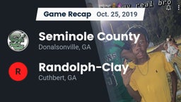 Recap: Seminole County  vs. Randolph-Clay  2019
