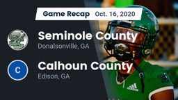 Recap: Seminole County  vs. Calhoun County  2020