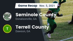 Recap: Seminole County  vs. Terrell County  2021