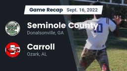 Recap: Seminole County  vs. Carroll   2022