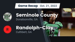 Recap: Seminole County  vs. Randolph-Clay  2022