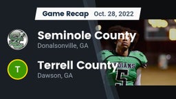 Recap: Seminole County  vs. Terrell County  2022